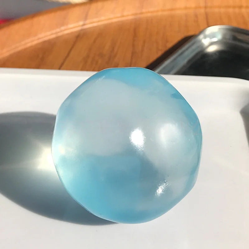 1PC Squishy Mochi Squeeze Toys Sensory Fidget Toys for Adults Transparency Coconut Oil Squeeze Toy Stress Relief Sensory Toy