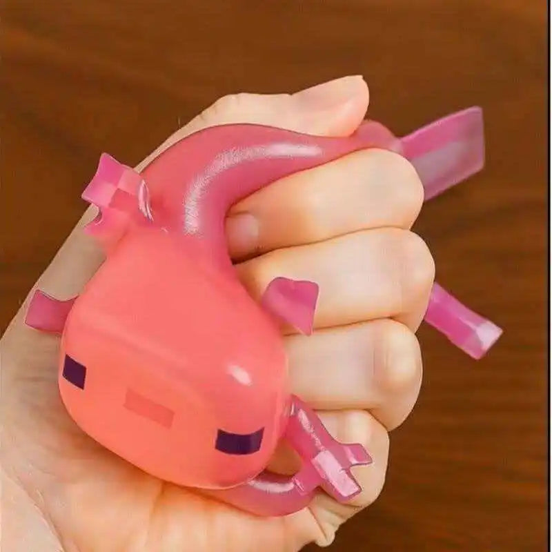 Novelty Cute Axolotls Squishy Soft Squeeze Slow Rising Stress Relief Sensory Toys for Adults Anxiety ADHD Party Birthday Gifts