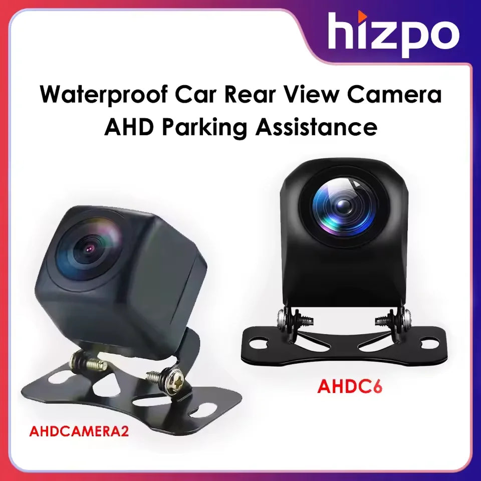 Hizpo 720P 1080P AHD Rear View Camera 140 ° 150 ° 170 ° 360 ° Wide Angle Waterproof Night Vision Universal Reverse Parking Assistance