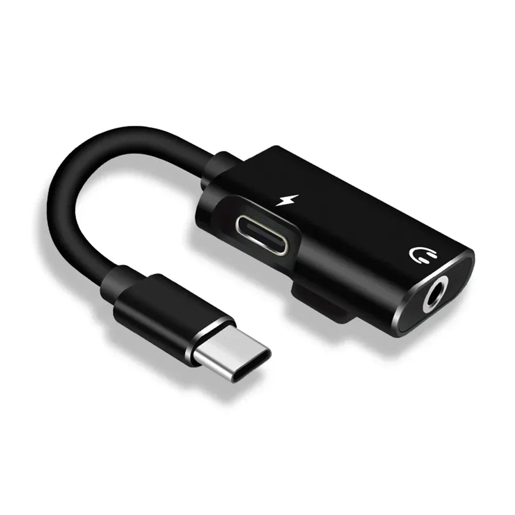 Upgrade Type C To 3.5mm Jack TypeC Audio Splitter Headphone Cable Usb-C Earphone Aux 3.5mm Adapter Charger For Xiaomi Huawei