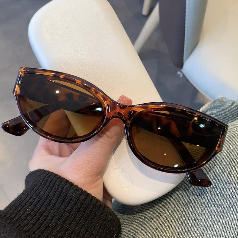 1/4pcs Fashion Small Cat Eye Sunglasses Vintage Brand Designer Sun Glasses Female Multi Color Eyewear UV400 Gafas De Sol