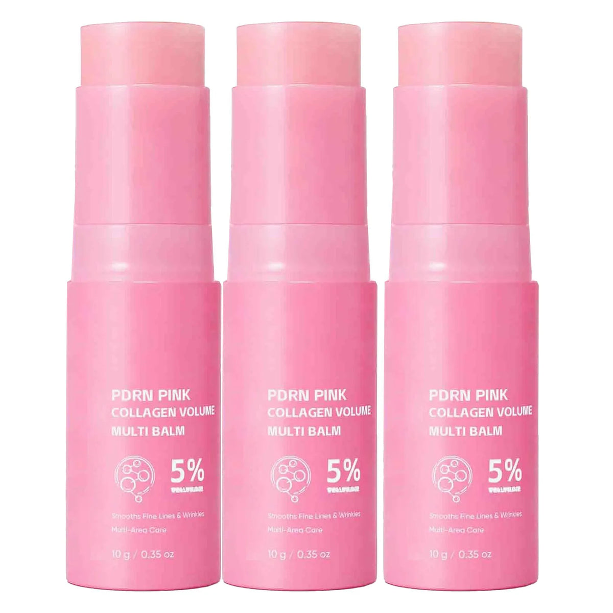 PDRN Pink Collagen Multi Balm Stick NAD+Serum+Moisturizer Face Cream Skin Booster Collagen Wrinkle Face Body Hydrating Firming