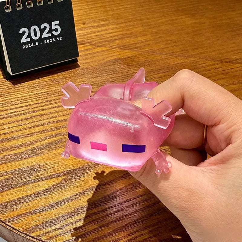 Novelty Cute Axolotls Squishy Soft Squeeze Slow Rising Stress Relief Sensory Toys for Adults Anxiety ADHD Party Birthday Gifts