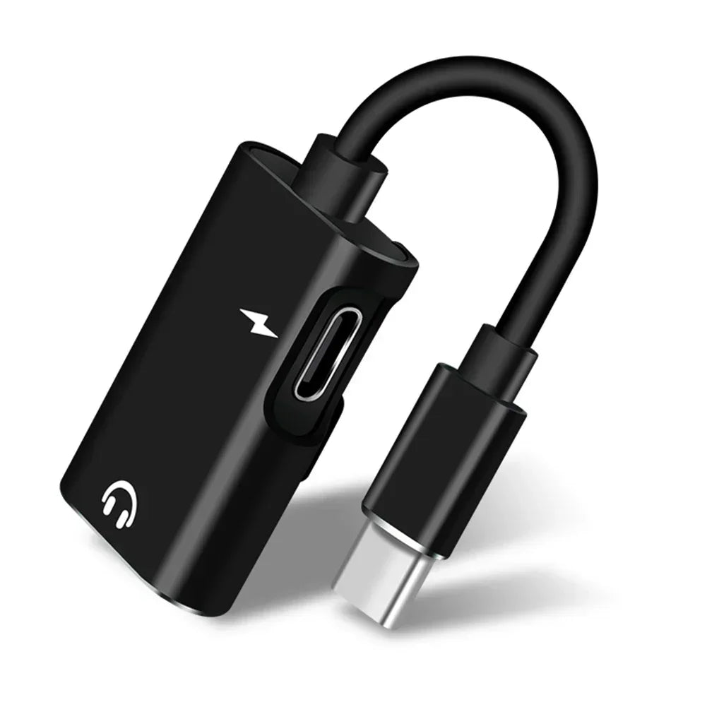 Upgrade Type C To 3.5mm Jack TypeC Audio Splitter Headphone Cable Usb-C Earphone Aux 3.5mm Adapter Charger For Xiaomi Huawei