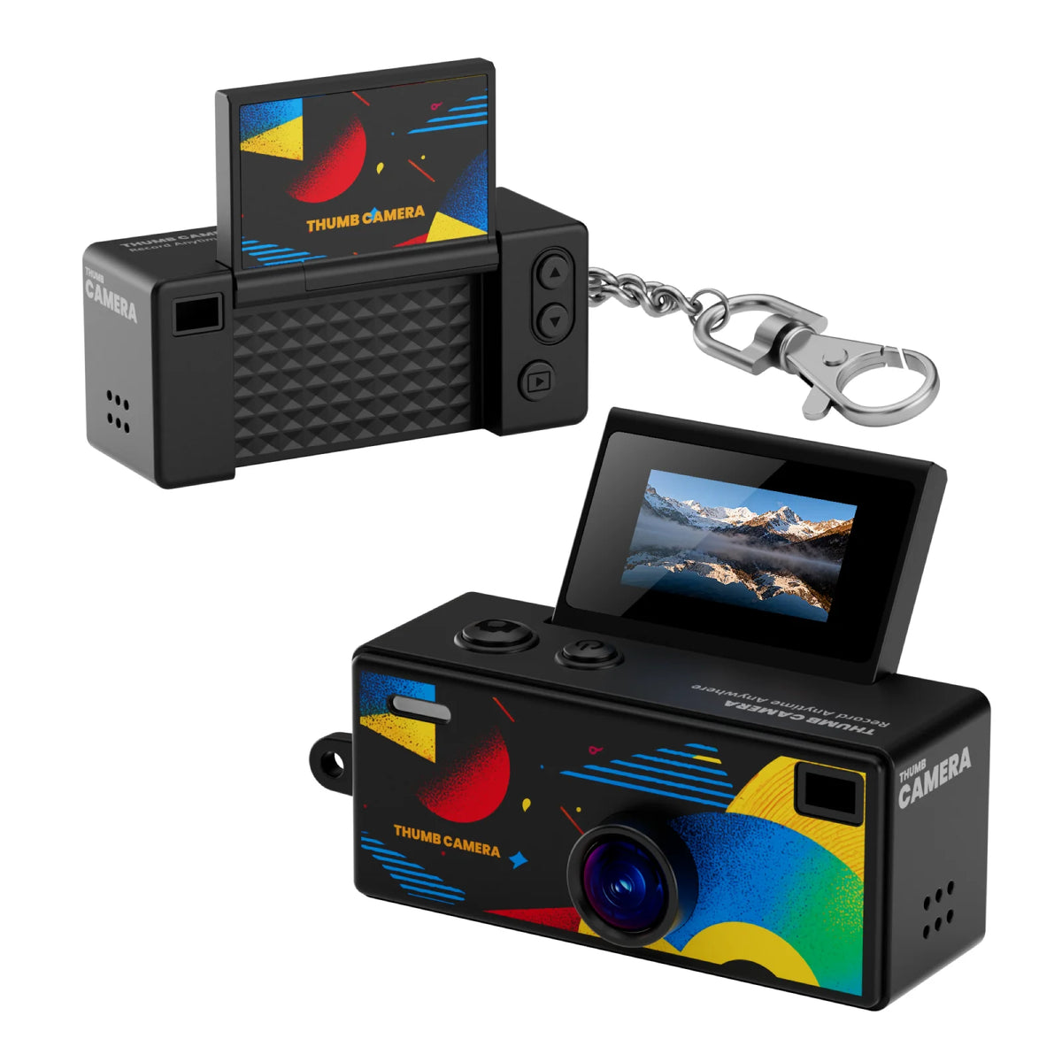 G62 Retro Mini Keychain Thumb Camera 1080P HD Recorder Built-in Flash Outdoor Sports Camera Video Shooting Children Camera 2026