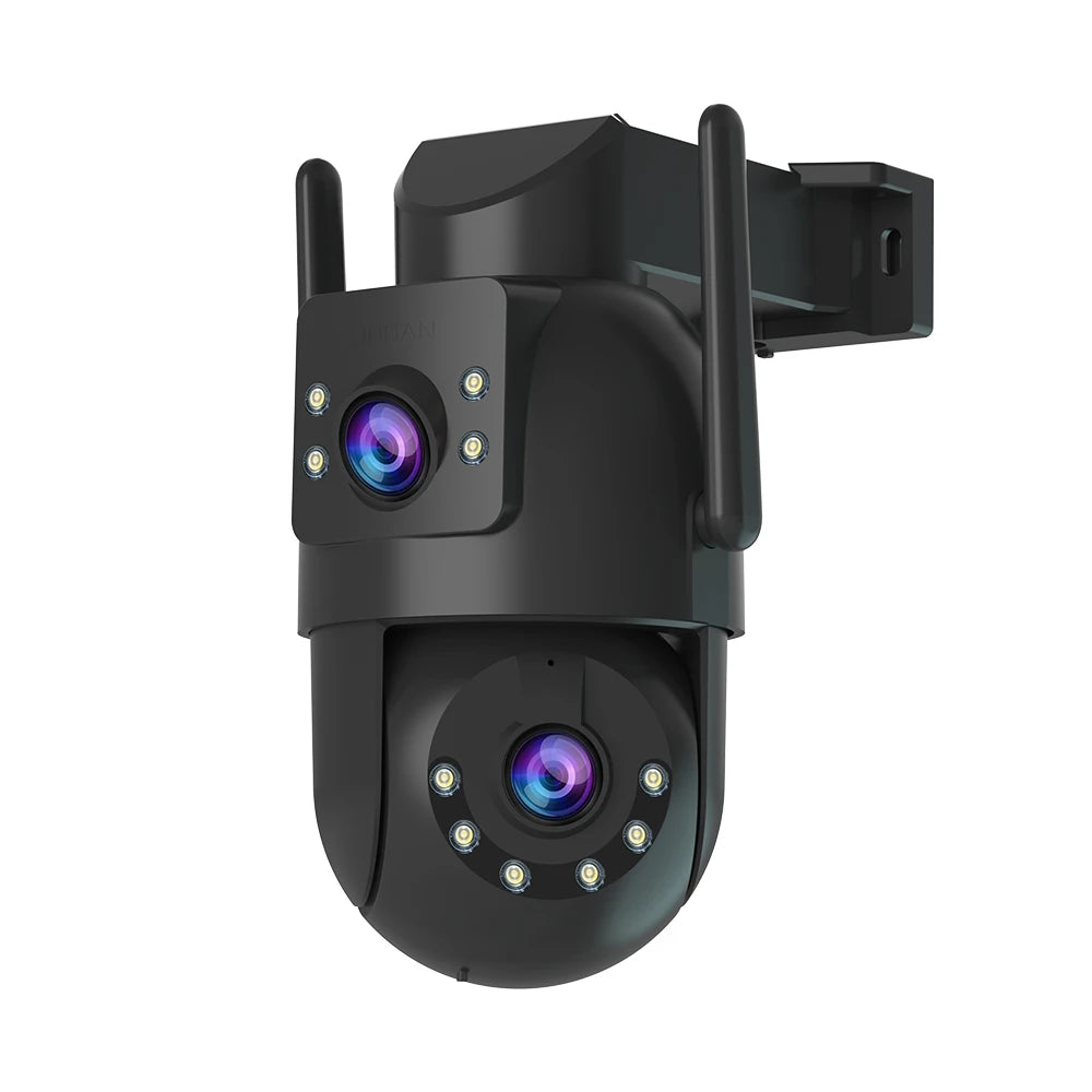 Jooan 4K 8MP HD Wifi PTZ Camera Outdoor 5G Wifi Dual Lens Security IP Cameras 5X Zoom AI Tracking ONVIF CCTV Surveillance Camera