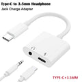 USB C to 3.5mm Jack Aux Cable Converter 2 in 1 Audio Adapter For Samsung Xiaomi Huawei Headphones Audio Cable Connector Splitter