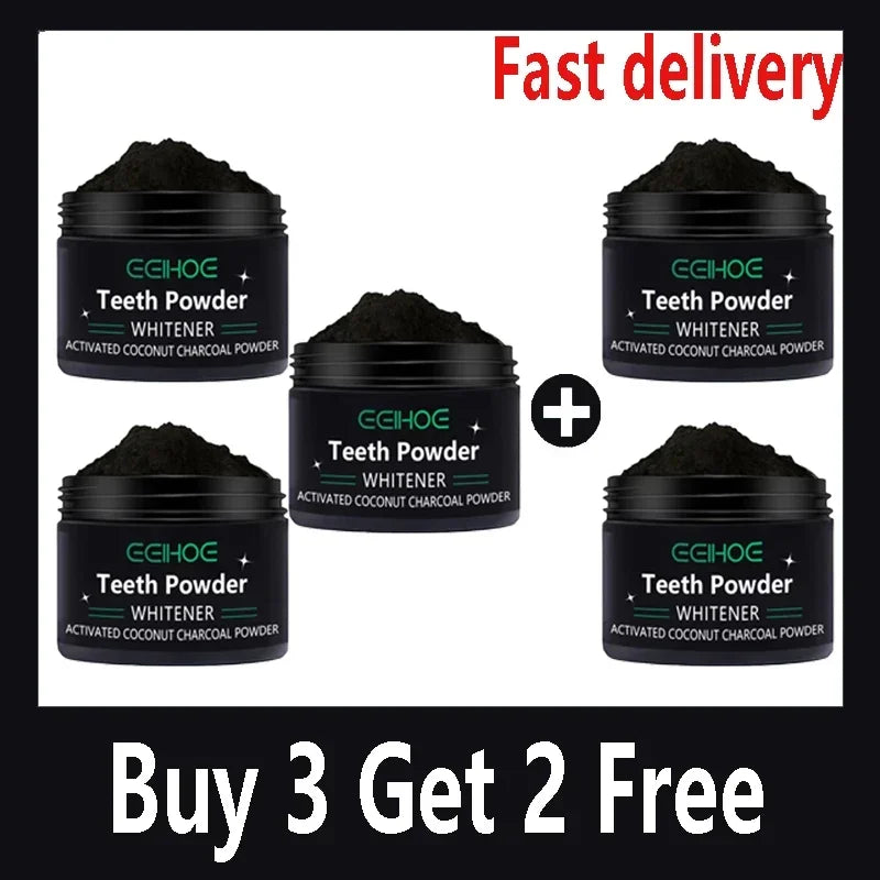 Tooth Whitening Powder - Natural Whitening and Deep Cleaning for Men and Women, Fresh Breath Daily Toothpaste