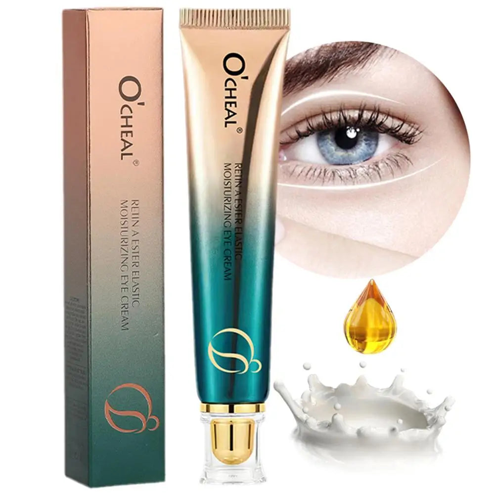 Lots OCHEAL Eye Moisturizing Cream Fades Fine Lines Anti Dark Circles Eye Serum Remove Eye Bag Puffiness Anti-Aging Eye Care