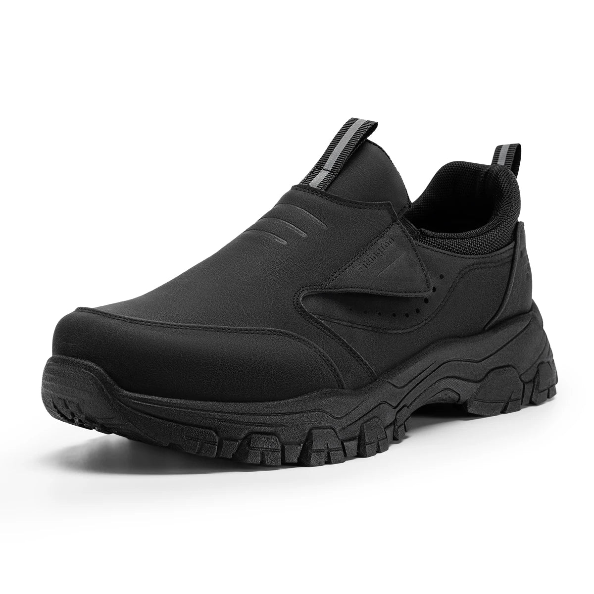 FitVille Mens Loafers Non Slip Walking Flats Breathable Outdoor Slip on Casual Shoes for Male Work Office Driving Sneakers