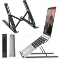 Laptop Stand - Foldable Portable Design for Laptops and Tablets, Enhancing Ventilation and Heat Dissipation Management