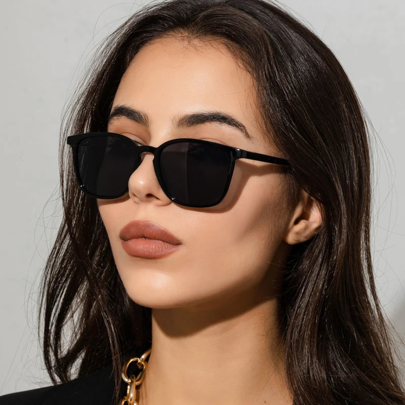 Fashion Small Square Sunglasses Men Women Colorful Frame Sun Glasses Female Oculos Y2K Retro Gradient Hip Hop Shades UV400