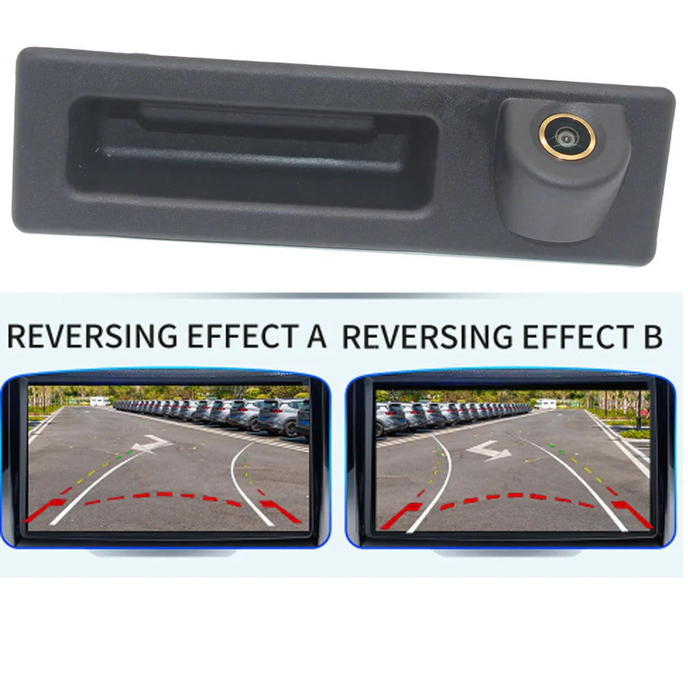 Trunk Handl Car Rear View Camera Auto Parking for BMW 5 series F10 F11/ 3 F30 F31 F32/X3 F25/X4 F26/X5 F15/X6 F16 Monitor
