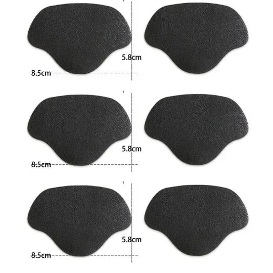 Heel Repair Subsidy Sticky Shoes Hole Sneakers Insoles Patch Heel Pads Heels Sticker Protector Foot Care Anti-Wear Inserts 6 PCS