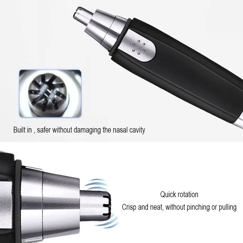 Cordless Nose And Ear Hair Trimmer Nose And Ear Cleaning Trimmer For Painless Facial And Eyebrow Grooming Razor Nasal Hair Knife