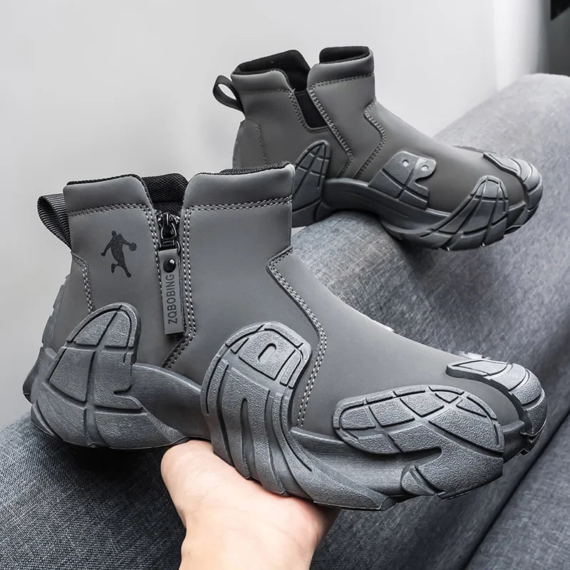 Large Size Men's Shoes, Thick-Soled Lightweight Casual Shoes, Gift for Boyfriend's Birthday, Trendy Versatile Sneakers, Comfortable Holiday Gift, Running Shoes
