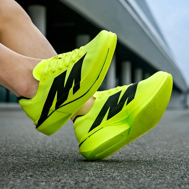 Running Shoes Men Carbon Board Marathon Sports Professional Breathable Lightweight Womens Comfortable Athletic Original Sneakers
