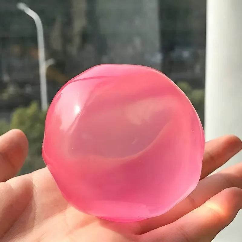 1PC Squishy Mochi Squeeze Toys Sensory Fidget Toys for Adults Transparency Coconut Oil Squeeze Toy Stress Relief Sensory Toy