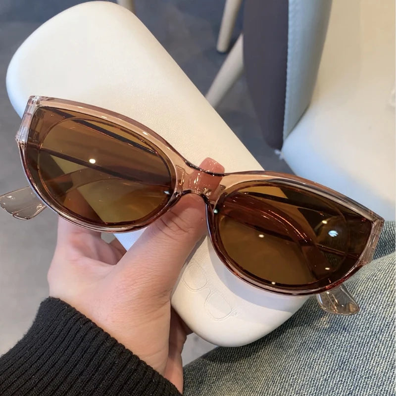 1/4pcs Fashion Small Cat Eye Sunglasses Vintage Brand Designer Sun Glasses Female Multi Color Eyewear UV400 Gafas De Sol