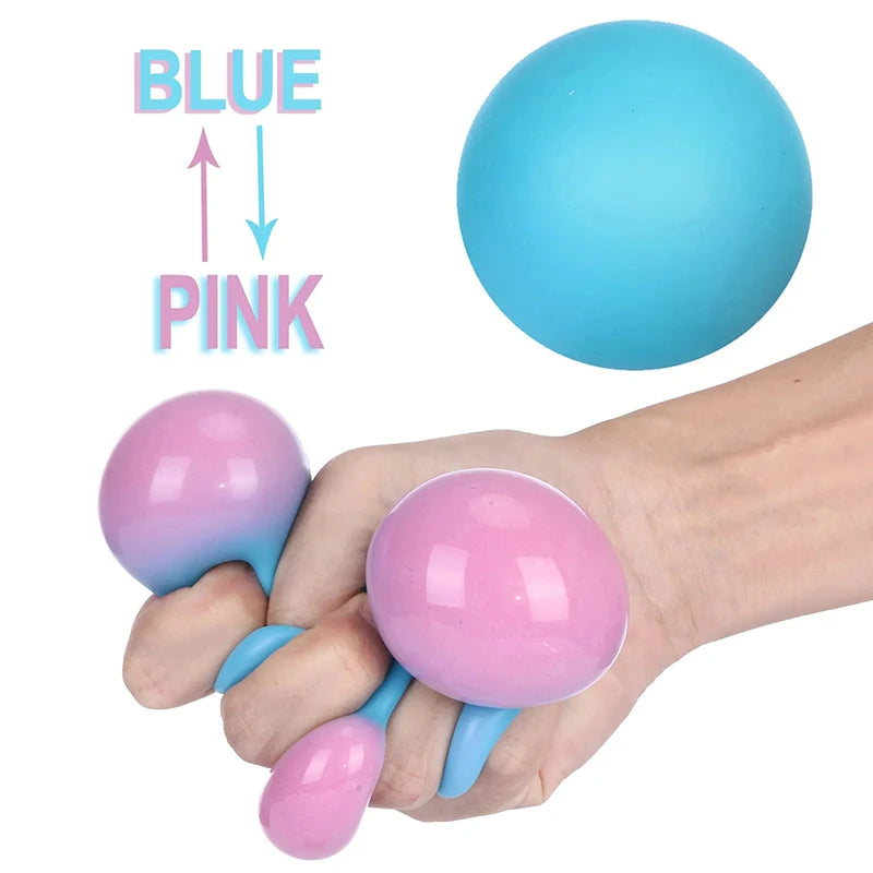 Slow Rising Stress Balls Fidget Toys for Adults Dough Squishy Balls Soft Sensory Calm Down Item for Classroom Autism ADHD